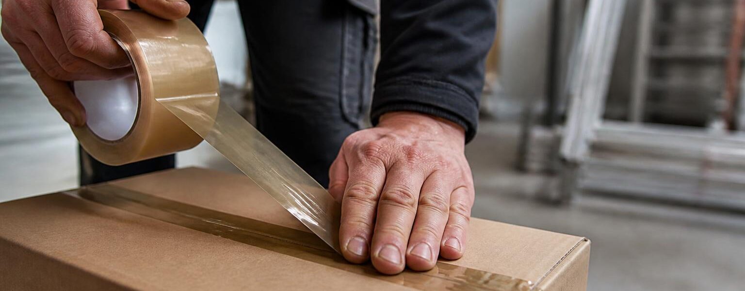 Viel mehr als ein Hilfsmittel: bedrucktes, nachhaltiges Klebeband im Versand und auf der Baustelle zeigt große Wirkung